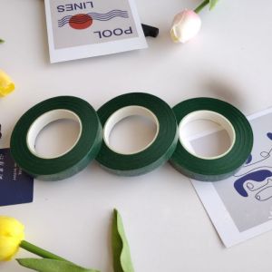3 rolls of self-adhesive flower stem tape easy to tear DIY floral arrangement wedding bouquet flower fixing supplies