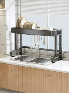 ZIYINGCHA | Stainless Steel Over Sink Dish Rack