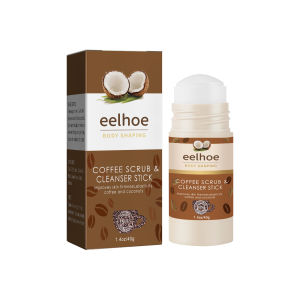 Eelhoe Coffee Scrub Cleaning Stick Slimming Body Wand Coffee Cleaning Stick Firming Lifting Tightens Skin Anti Wrinkle Anti Dark Skin Puffiness Body Shaping Massage Stick Cream