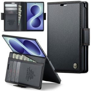 szhaiyu | For ZFold 8 Phone Case Shockproof Protective Leather Wallet Card Slot Holder RFID Blocking Stand for Samsung Galaxy Z Fold 8 7 6