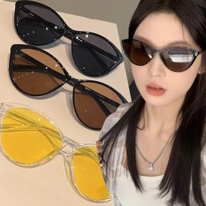 Retro Style Polarized Square Lens Cat Eye Sunglasses for Women Girls
