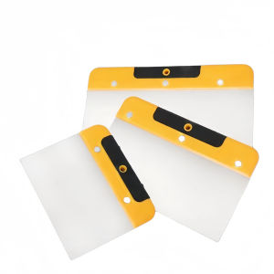 6/8/10 Inches Wall Scraper Putty Knife Stainless Steel Skimcoat Spatula Putty Knife Stainless Set
