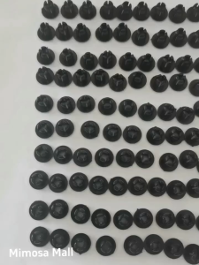 Mimosa 100pcs 6mm 7mm 8mm Universal Fitment Fastener Clips for Car Body Retainer Rivet Door Auto Panel Fender Bumper Trim Plastic