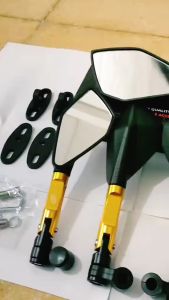 Spion Motor Variasi Spion Tomok V2 & V5 Akai Racing Universal NmaxAeroxPcxVarioBeatMioVixionR15CbrNinja & Motor Lain Nya