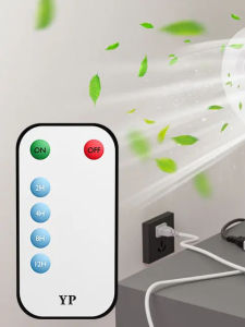 Indoor Air Ventilation Fan Quiet Bedroom Exhaust Fan Remote Control Small Hole Air Conditioning Hole New Wind System