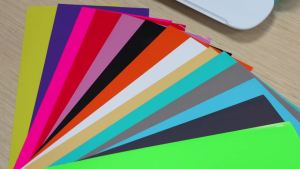 1Set Smart Iron On Vinyl for Cricut Joy 5.5*12in HTV Vinyl - Matless Cutting Smart Heat Transfer Vinyl for T-shirt Fabric