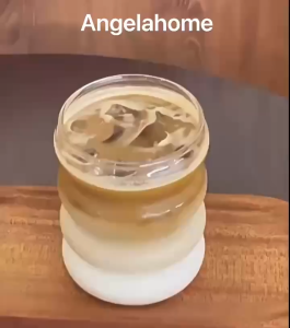 【SG Stock】🔥 330ML High Borosilicate Glass | Creative Wave Cup | Hot/Cold Coffee Milk Juice Mug