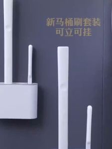 Shiok Living 🚀 Upgrade Creative Silicone toilet brush 360° No Dead Angle Cleaning Tool Easy Toilet Cleaning home helper 馬桶刷