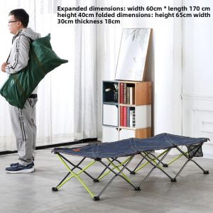 AYIJIE | Portable Single Folding Bed For Nap And Fishing
