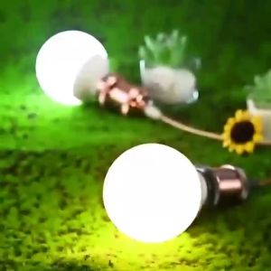 International logistics LED decorative Dragon Ball Bubble 5W E27 spiral interface warm light/natural light/white adjustable tricolor bulb