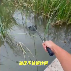 3/4m Serokan Pencedok Jaring Teleskopik Net Aluminium Lipat Tanggok Panjang Pendek Saringan Ikan Menangkap Ikan