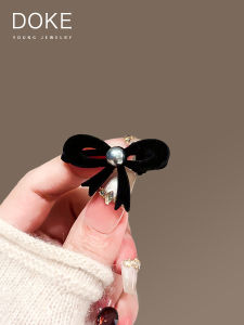 กิ๊บติดผมรูปผีเสื้อติดผมรูปเป็ดรูปมุกสำหรับผู้หญิง ฤดูใบไม้ร่วง/ฤดูหนาว ใหม่ ด้านข้าง กิ๊บติดผมรูปมุกสำหรับผู้หญิง ที่คลุมผมด้านหน้า กิ๊บติดผมรูปปากเป็ด