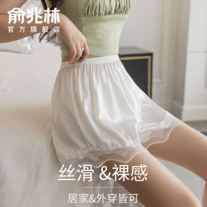 กางเกงชั้นในผู้หญิงแบบหลวมๆ ป้องกันแสงแดด ลายลูกไม้ กางเกงขาสั้นแบบไร้ตะเข็บ กางเกงชั้นในผ้าไหมน้ำแข็งสำหรับใส่กับกระโปรง