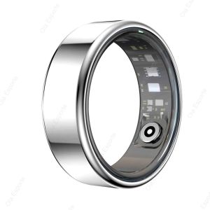 2025 New Smart Ring Men Women Heart Rate and Blood Oxygen Monitor Smartring IP68 & 5ATM Waterproof Multi-sport Mode Rings Man