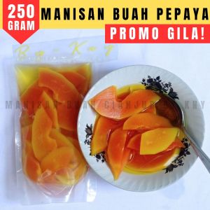 BY KNY 250g Manisan buah pepaya asinan buah pepaya rujak buah pepaya asinan bogor manisan cianjur