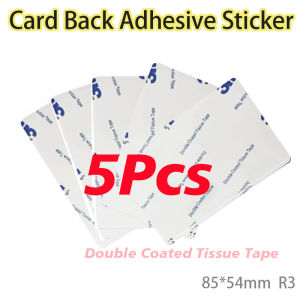 5/10Pcs Card Back Adhesive Sticker Transparent Thin Double-Sided Tape Die-Cut And Stamped Waterproof Adhesive Tape