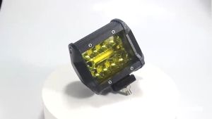 60W 4X4 Lampu LED Kerja Bar Lampu Super Lampu Kabut Off-Road Lampu Tahan Air Jeep ATV SUV Truk Lampu Putih Kuning