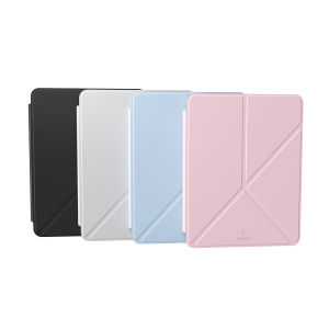 WIWU iPad Pro 11 Inch 2024 Case TPU shockproof frame for iPad 10th Generation Case 2022 with 4 Standing Angles Protective Case with Pencil Holder Auto Wake/Sleep Cover