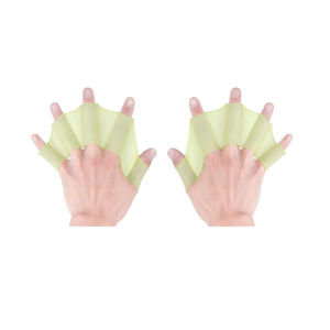 1/2/3pairs Swimming Hand Finger Fin Learning Swimming Pool Accessory Finger Wear Hand Training Diving Gloves Swim Pool Paddles