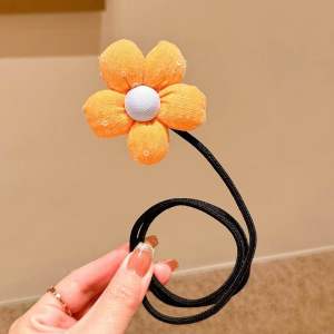 Cute Kid Hair Bun Tools Hair Accessories Donut 儿童花朵编发神器高马尾卷发