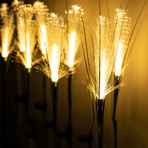 1/2pcs Solar Garden Light Outdoor Waterproof Reed Light Thanksgiving Wedding Party Decora Garden Fences Lawn Solar Power Lamp