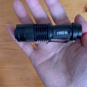 Mini LED Flashlight with Free Batteries Ultra Bright 3 modes Handheld Torchlight 300 Lumens Tactical Zoomable Small Pocket Torch Light for Kids Child Adults