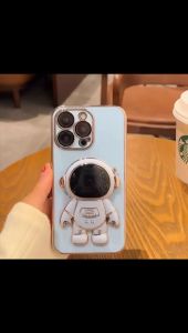 Casing Soft Case IPHONE X 11 12 13 14 PRO MAX Motif Astronot 3D Shockproof