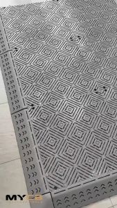 MYCB 3.0 [NEW] Inter-Locking Multi Function 40*40CM Plastic Splicing Grille Floor Mat Load up to 3-5 Tons Car Beauty 4S Showroom Wash Bays