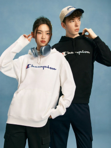 Champion | Áo Hoodie In Logo Cổ Điển