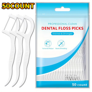 50/150/600pcs ultra-thin disposable dental floss sticks are essential portable dental floss cleaning tools for outdoor travel