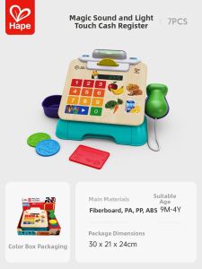 Hape | Interactive Sound & Light Cash Register Toy for Kids