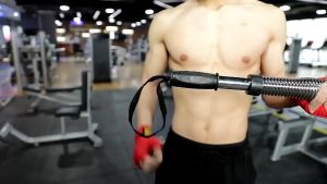 Power Twister Bar Spring Arm Strength Hand Gripper Power Twister Resistance Bend Bar For Fitness Chest Forearm Builder