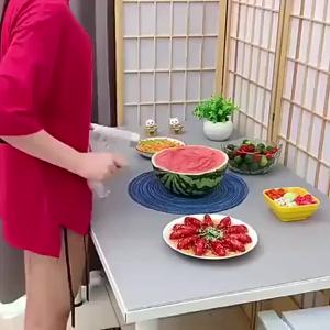 Nắp Đậy Thực Phẩm Đàn Hồi Tái Sử Dụng 200A Chất Liệu Nhựa Cấp Thực Phẩm Bền Co Giãn Chống Rách Giữ Tươi Thực Phẩm