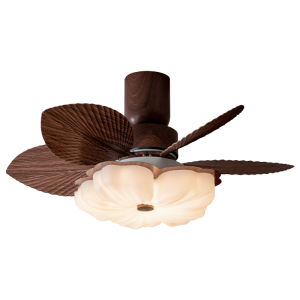 FANCY LAMP CLUB | Cream Vintage Style Eye-Protecting Ceiling Fan Light