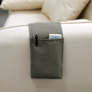 Japanese Style Sofa Armrest Storage Bag Bedside Fabric Art Living Room Remote Control Organizer Hanging Bag Premium Quality