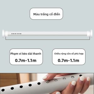 Gaorui | Thanh Treo Rèm Lò xo Điều Chỉnh Đơn