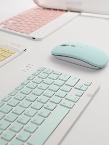 Laptop Tablet Small Mini Keyboard and Mouse Wireless Bluetooth Set for Android Phone