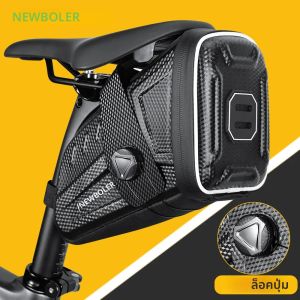 NEWBOLER กันน้ําจักรยานอานกระเป๋า MTB ROAD BIKE Saddlebags สะท้อนแสงลายจักรยานกระเป๋าเครื่องมือ MTB จักรยานกระเป๋าอุปกรณ์เสริม