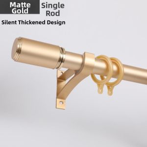 MOLORE | Thickened Luxury Aluminum Roman Rod Single and Double Rod Accessories