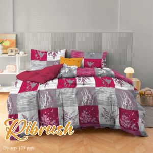 Alwy- Seprai karakter anak perempuan kuda pony katun ukuran 180x200 bantal 2 guling 1 tinggi 20cm homemade cuci gudang tidak luntur