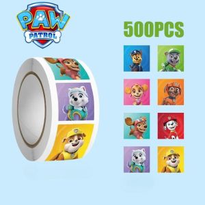 New 450PCS Paw Patrol Childrens Cartoon Stickers Cute Kids Stationery Supplies School Teacher Supplies Reward Sticker Toys Gift