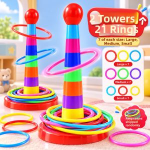 WEIBAI | Ring Toss Game Set for Kids Fun