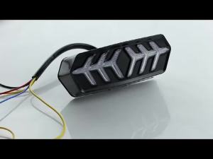 Motorcycle LED Brake Tail Light for Honda MSX125 CBR650F CTX700 CTX700N Flowing Flashing Turn Signal Rear Indicator Blinker