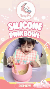 Baby Pro Silicone Suction Food Bowl for Baby BPA Free