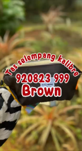 Tas Selempang Kalibre 920823 999 Waist Bag Hurley 3L Brown 920823