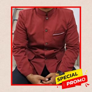 Jas Koko Jasko Mandarin Maroon Terlaris