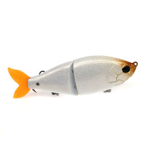 Floating Fishing Swimbait Lure with Soft Tail Jointed Bait for Bass And Pike Glide Hard Bait