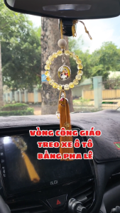 Vòng Treo Xe Ô Tô Công Giáo - Bình An Trên Mọi Nẻo Đường