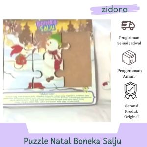 puzzle natal boneka salju