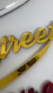 EMBLEM BEATSTREET AKRILIK 3D STIKER TIMBUL BEATSTREET ISI 2PCS KIRI KANAN EMBLEM STIKER MOTOR BEAT STREET